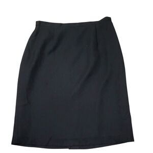 Joan Leslie Suits Black Size 16 Formal Straight Skirt